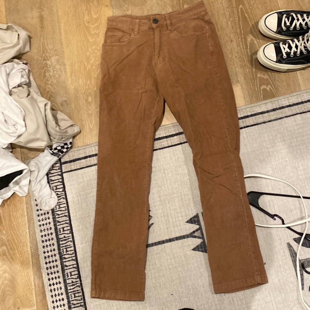 Tan corduroy pants
